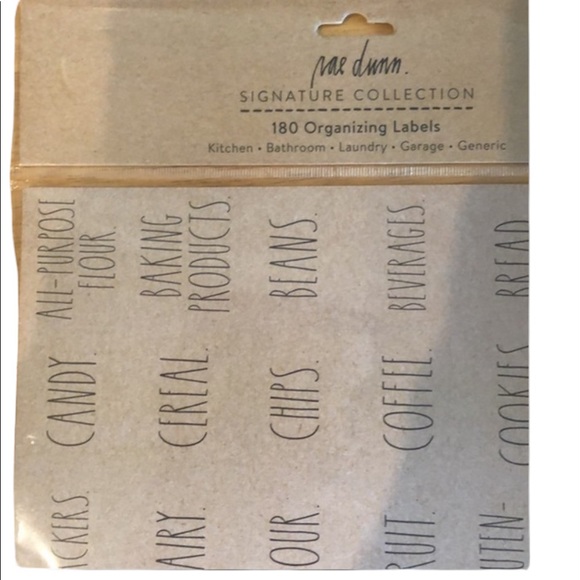 Rae Dunn Other - NWT Rae Dunn ORGANIZING LABELS